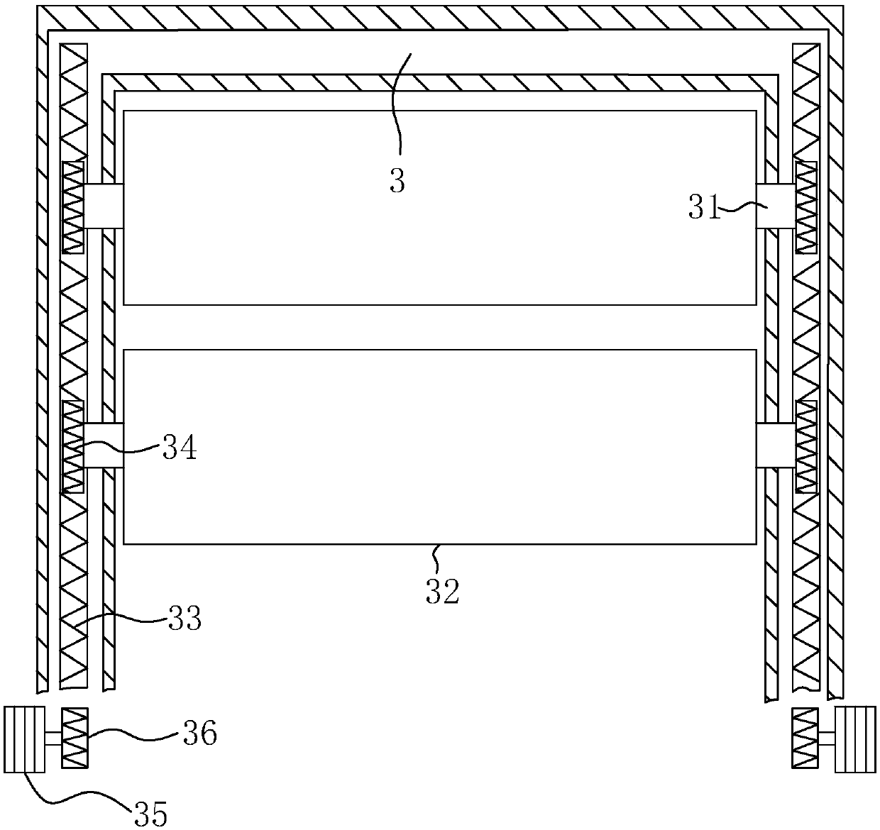 Photovoltaic system of building outer wall