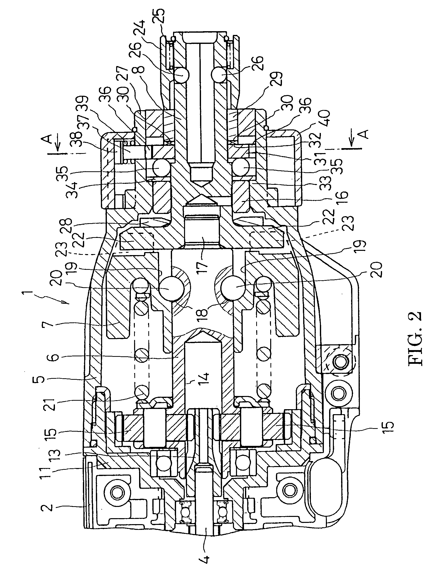 Impact driver having a percussion application mechanism which operation mode can be selectively switched between percussion and non-percussion modes