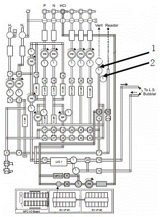 Regulation control method for thin layer epitaxial transition region of heavily doped PH substrate