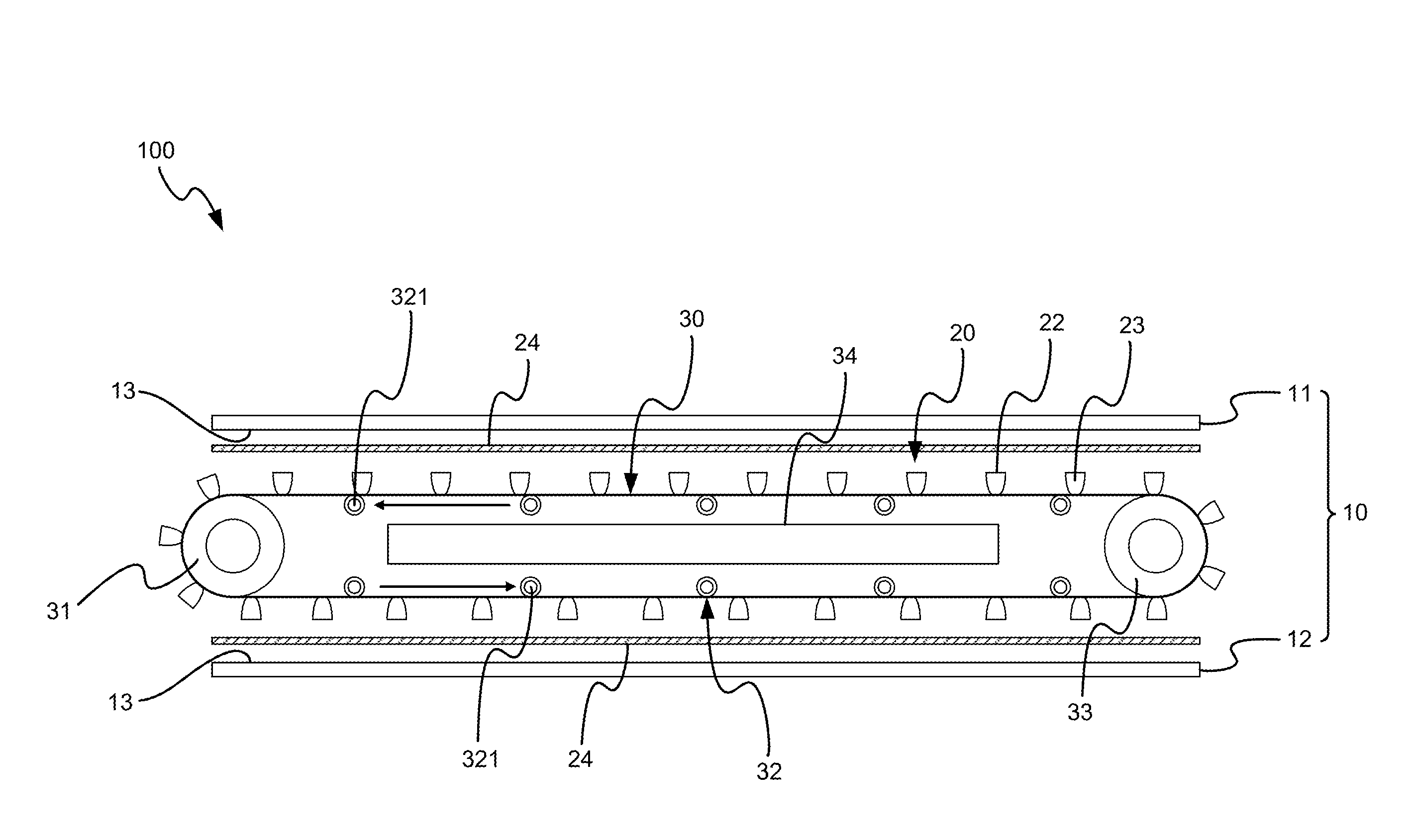 Scanned UV-LED exposure device