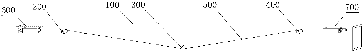 Prestressed steel beam and ultrathin sandwich floor adopting prestressed steel beam