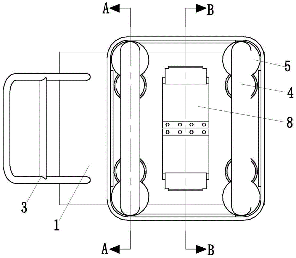 A corner cleaning machine