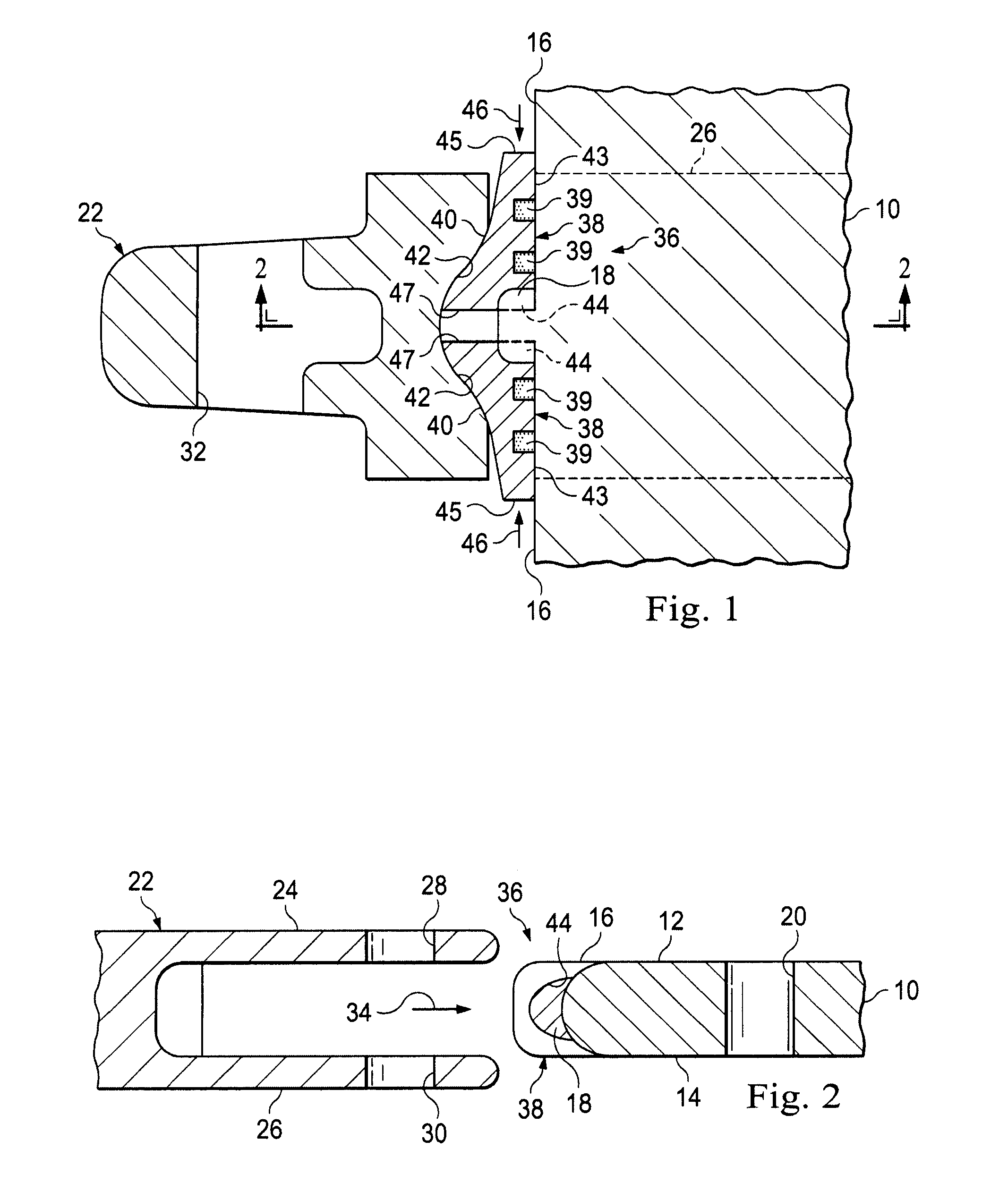 Adapter Stabilization Structure for Bucket Lip