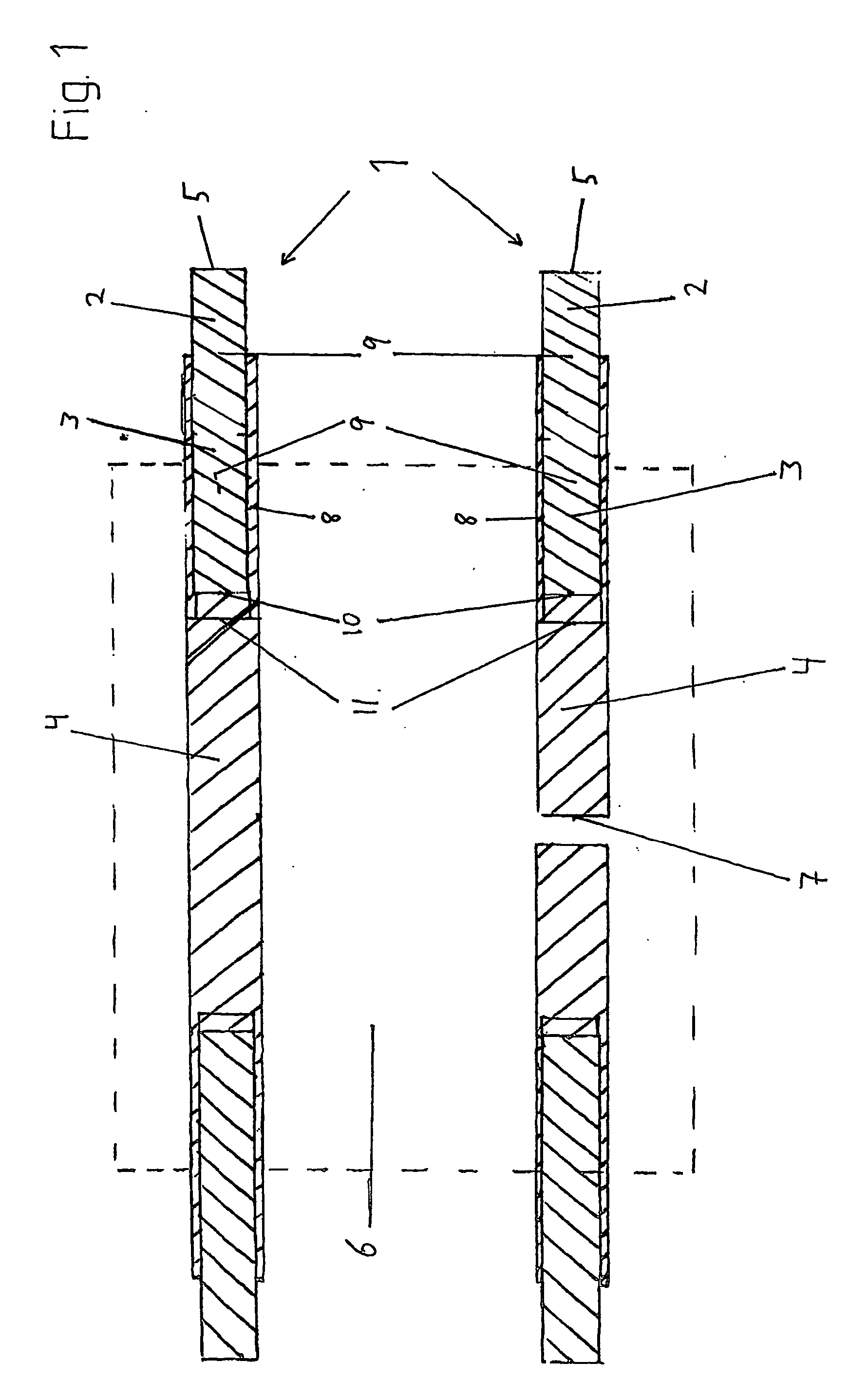 Devices to conduct current to or from the electrodes in electrolysis cells, methods for preparation thereof, and an electrolysis cell and a method for production of aluminium by electrolysis of alumina solved in a melted electrolyte