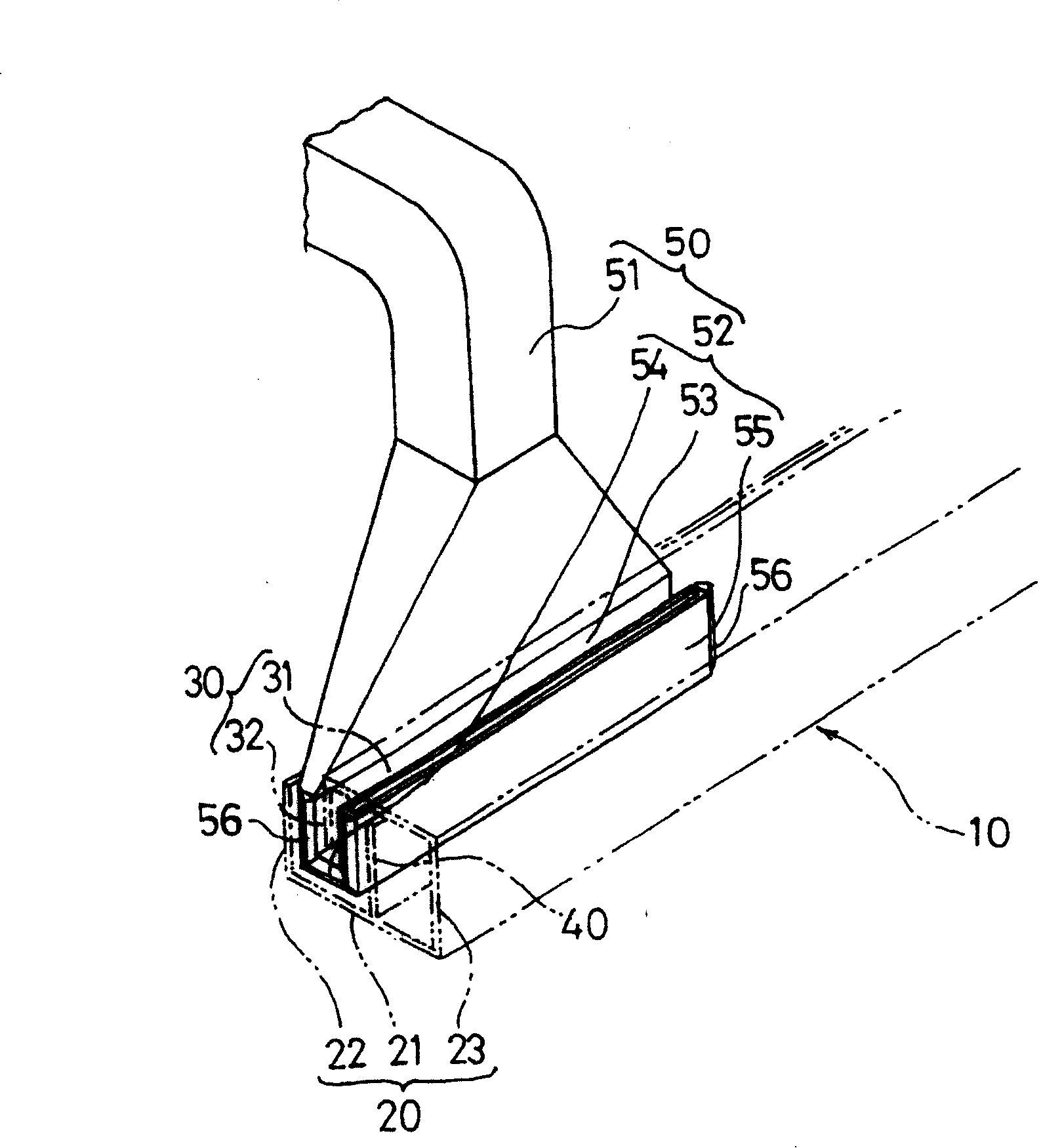 Liquid sealed connecting pipe