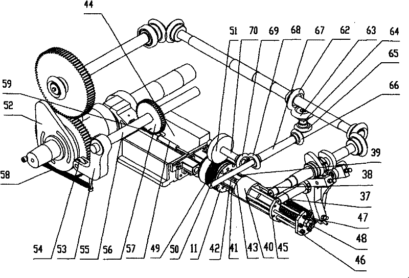 Cavity die rotating upsetter and operating method thereof