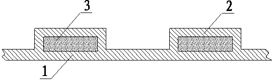Printed non-woven fabric and processing method and device thereof