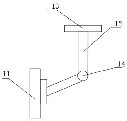 An air compressor with spring floating support