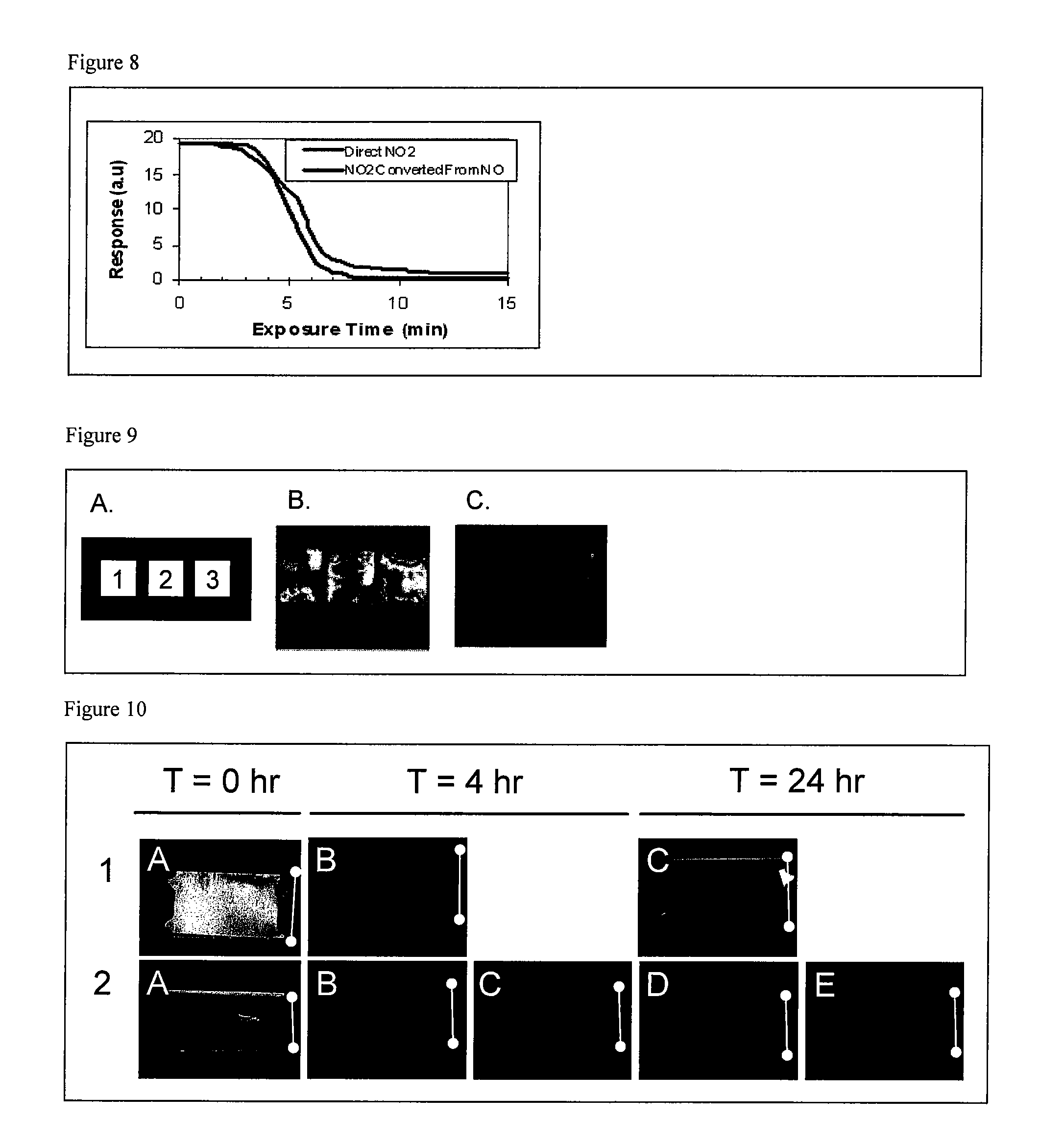 Detection of vapor phase compounds by changes in physical properties of a liquid crystal