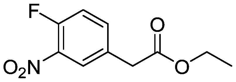 Preparation method of 3-nitro-4-fluorophenylacetate