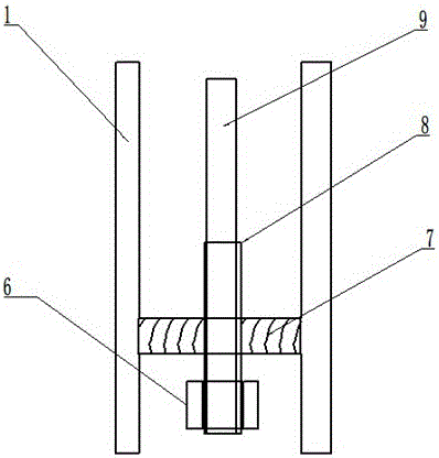 Hydraulic drilling rig primary filter linkage slag discharge device