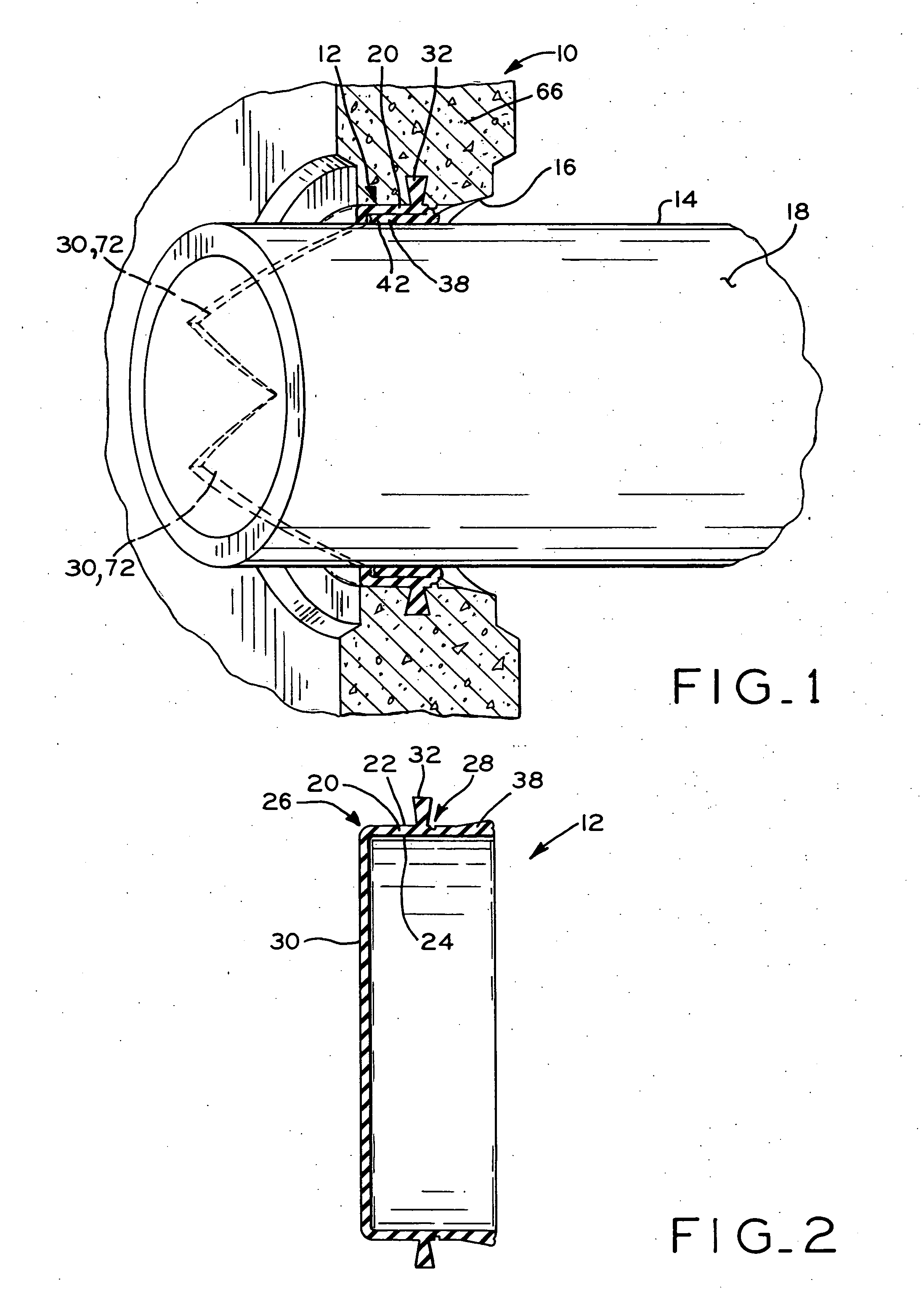 Pipe joint seal with closed end face