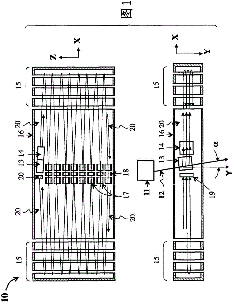 Multi-reflecting time-of-flight mass spectrometer with an axial pulsed converter