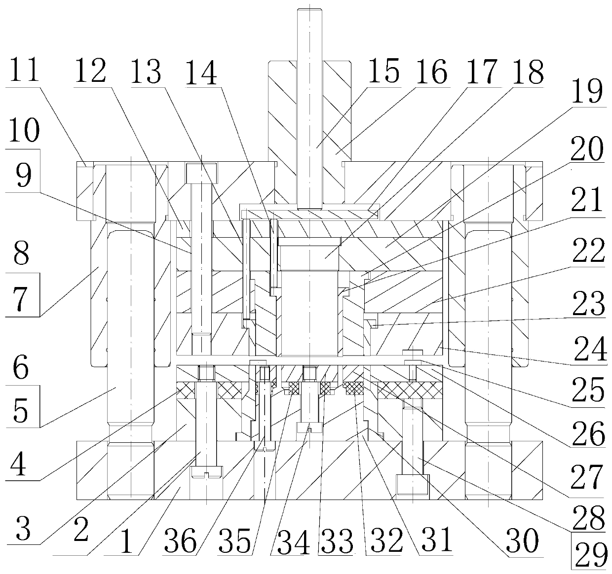 A compound mold structure