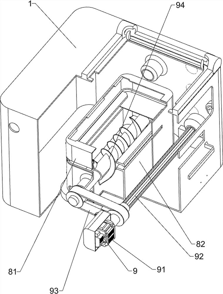 Waste mask storage device for surgical department