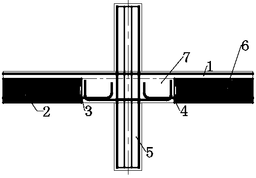 Method and structure for reinforcing prefabricated prestressed beam-column joint through mixed fiber concrete