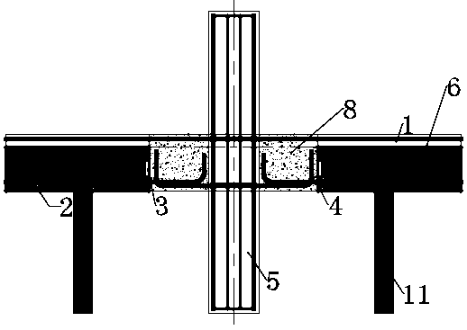 Method and structure for reinforcing prefabricated prestressed beam-column joint through mixed fiber concrete