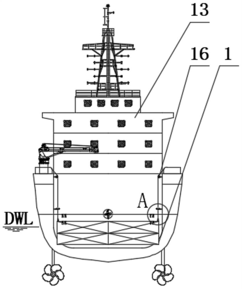 Multifunctional workboat with buoyancy adjusting carrying platform and operation method of multifunctional working ship
