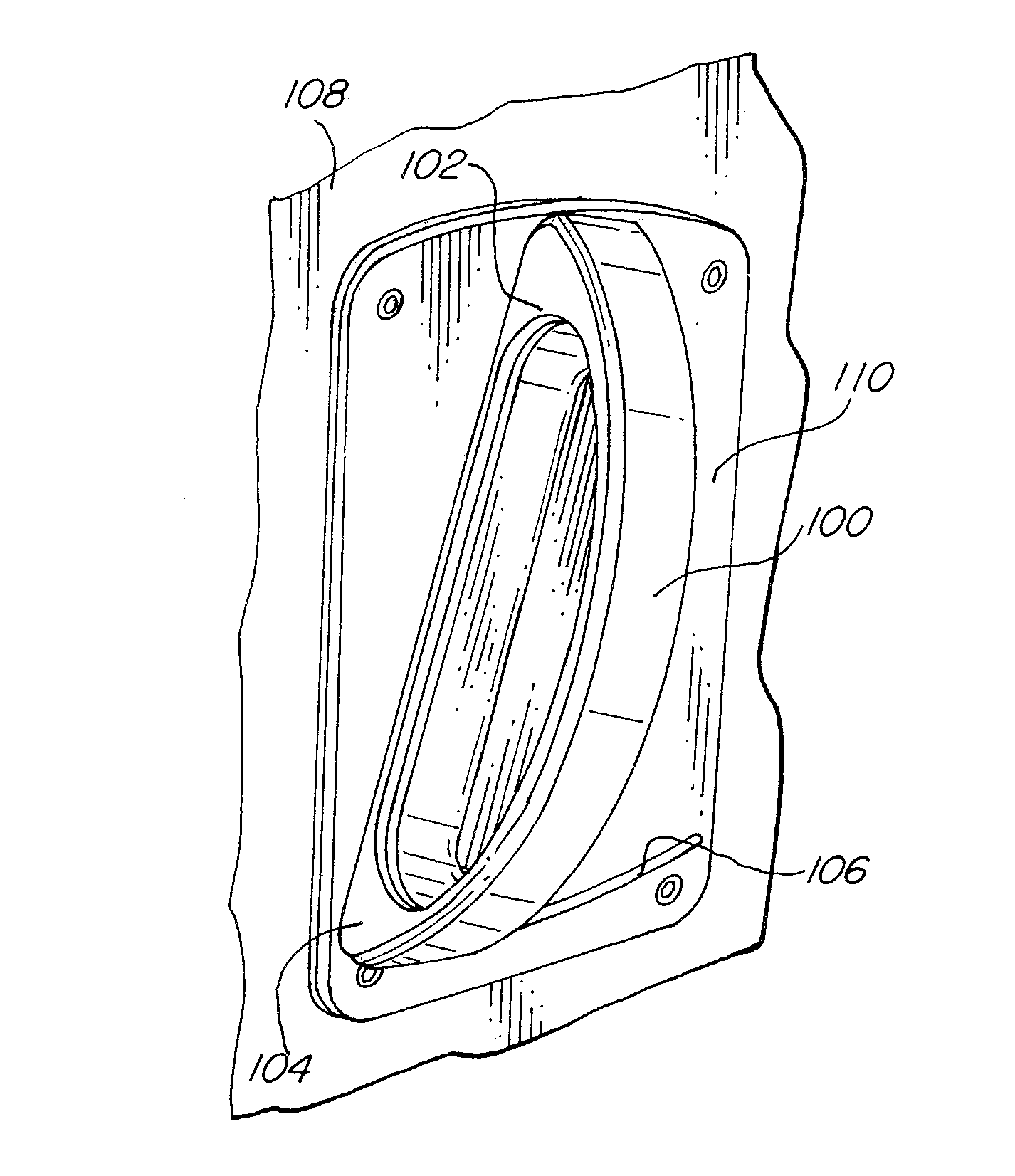 Anti-ligature door hardware