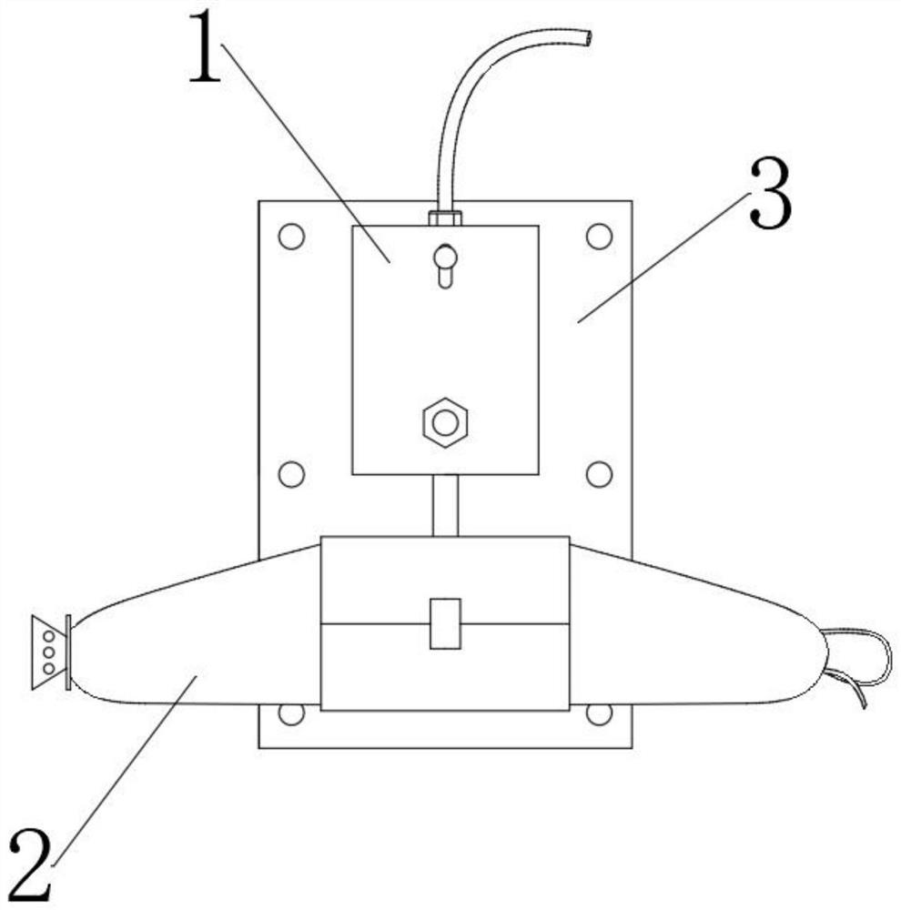 Mine construction safety early warning escape system