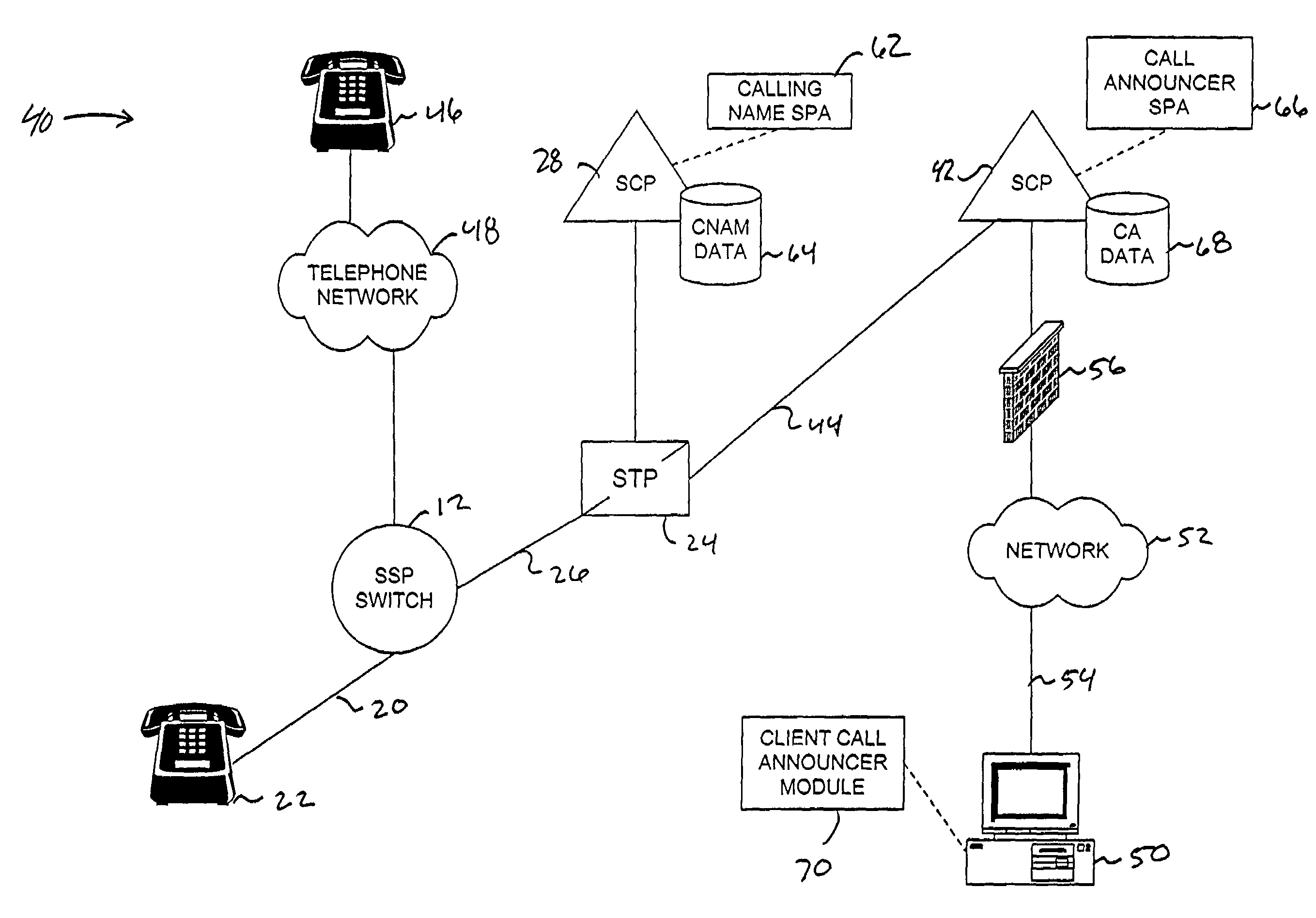 System and method for monitoring incoming communications to a telecommunications device