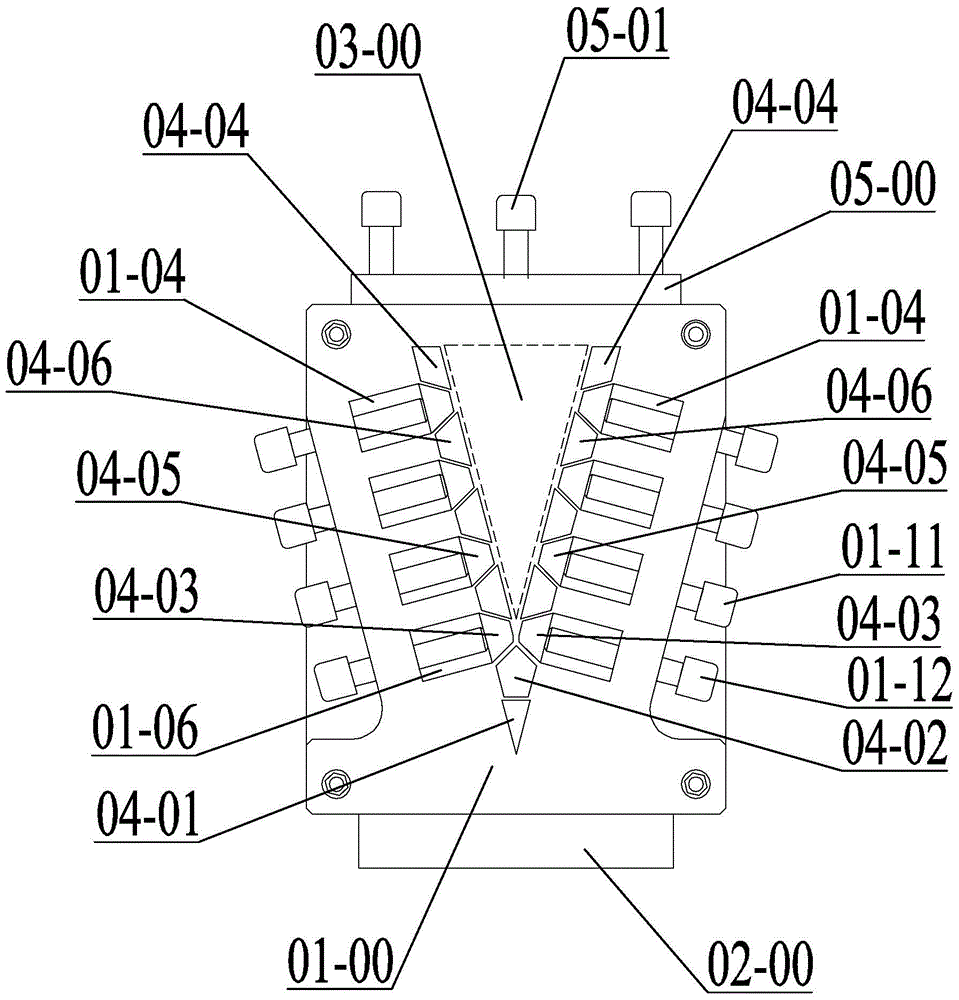 Preparation mold and method of ceramic-based corrugated wing inlet leading edge plate