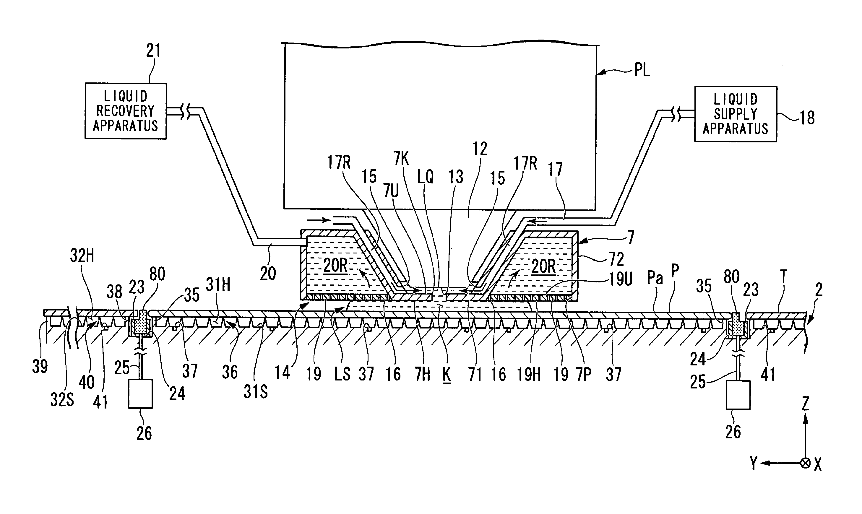 Exposure apparatus, exposure method, method of manufacturing device, program, and storage medium