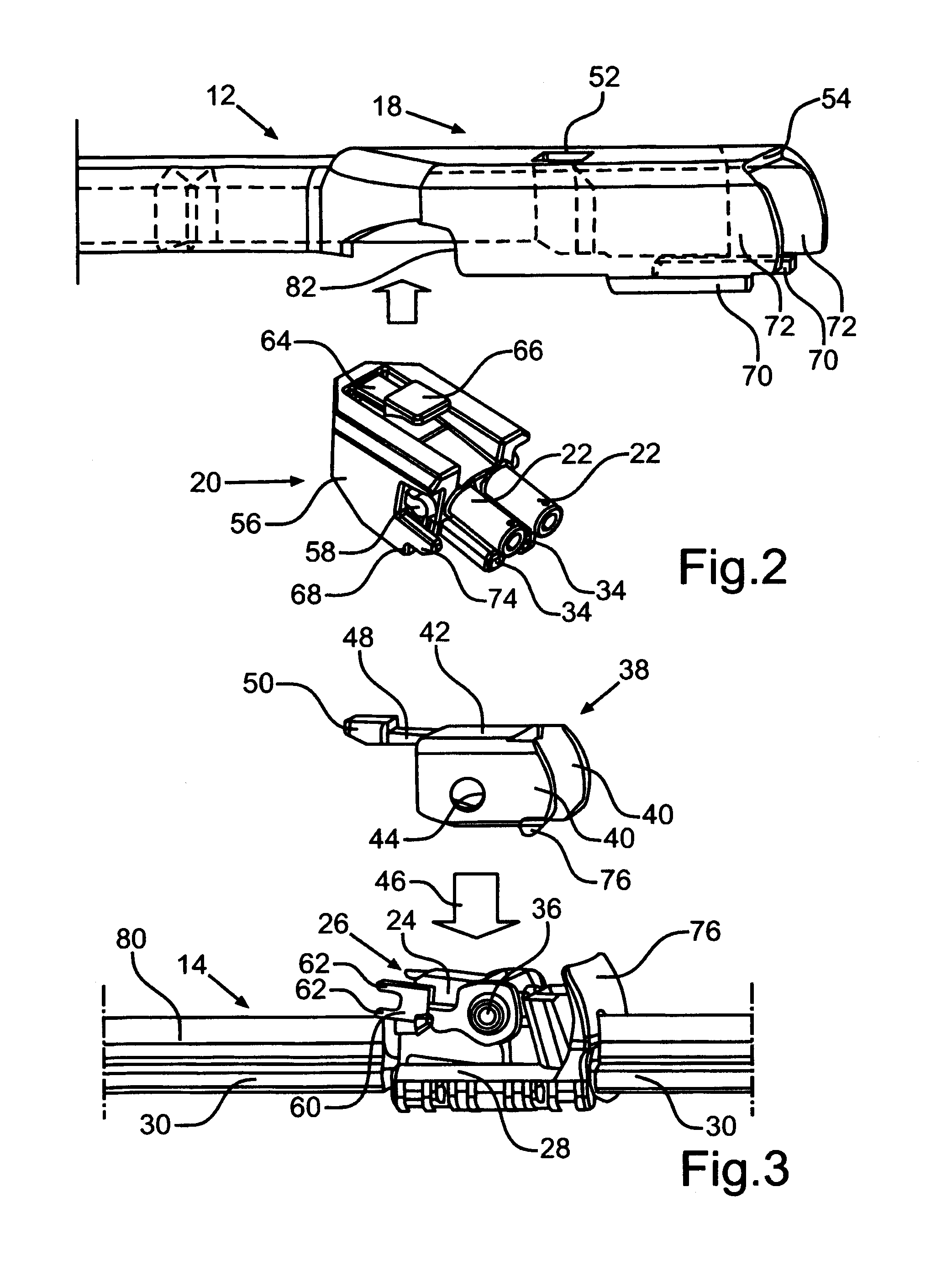 Wiper Arm Arrangement and Method for Connecting a Wiper Blade to a Wiper Arm