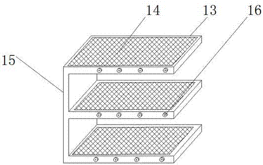 Low-temperature airflow quickly-drying bin for fruit machining