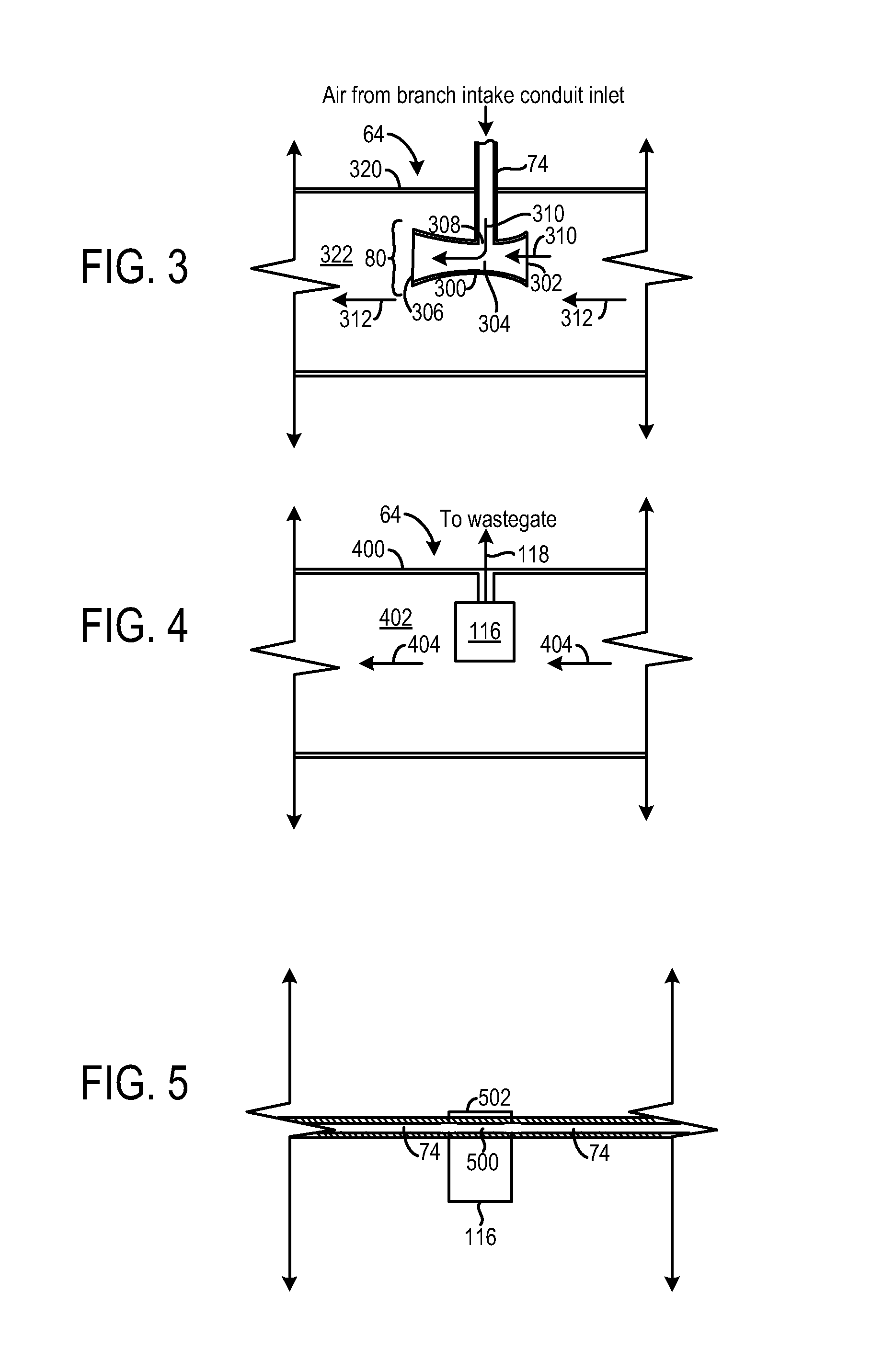 Turbocharger system having an air-cooled wastegate actuator