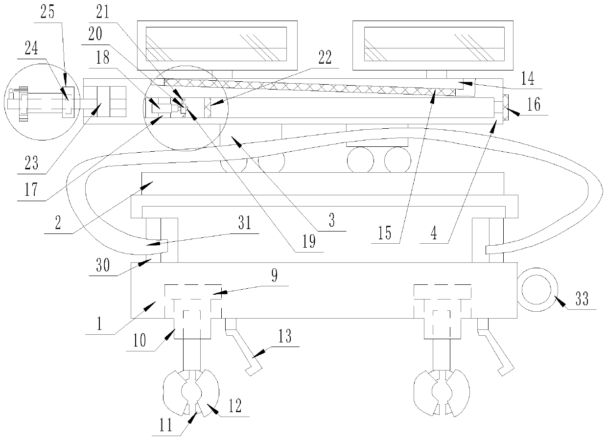 A positioning device for children's injection arm