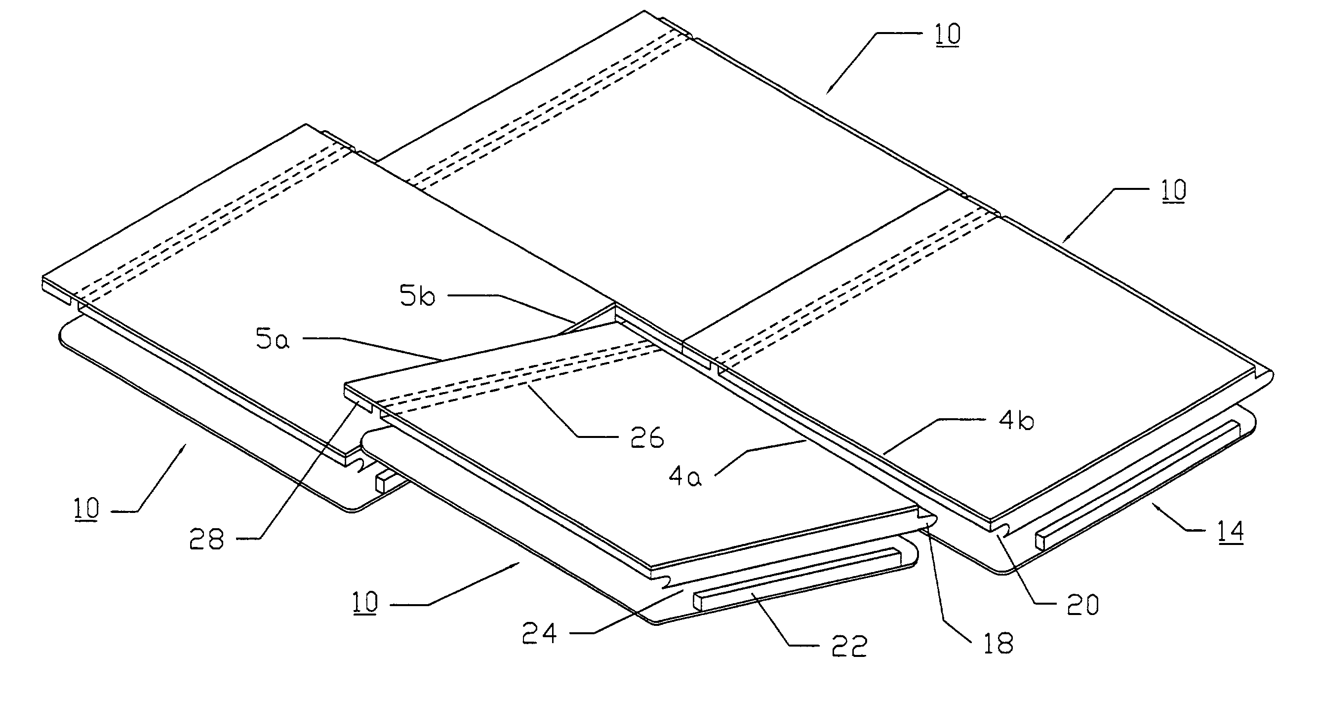 Method and apparatus for interconnecting paneling