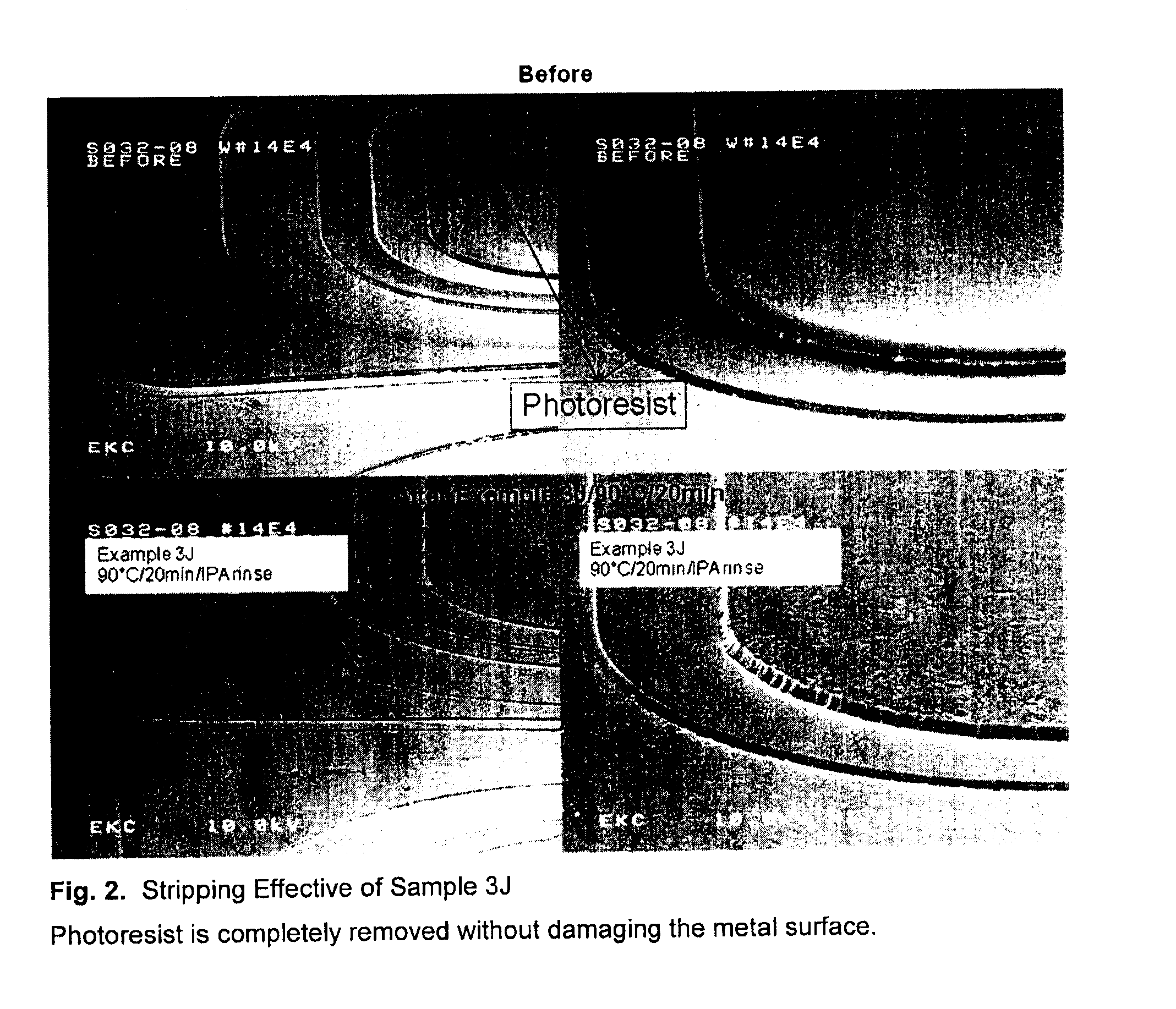 Method for making a photoresist stripping solution comprising an organic sulfonic acid and an organic hydrocarbon solvent