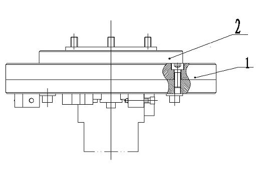 Rotary clamp for lathe