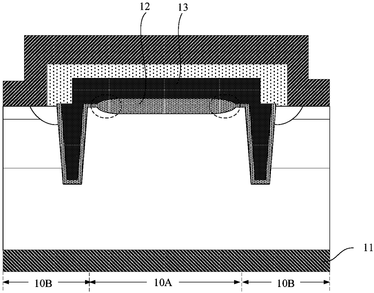 Formation method of IGBT device, and structure of IGBT device