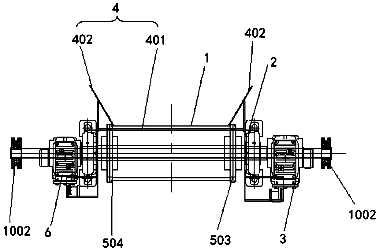 Finished product warehouse discharging and transferring device