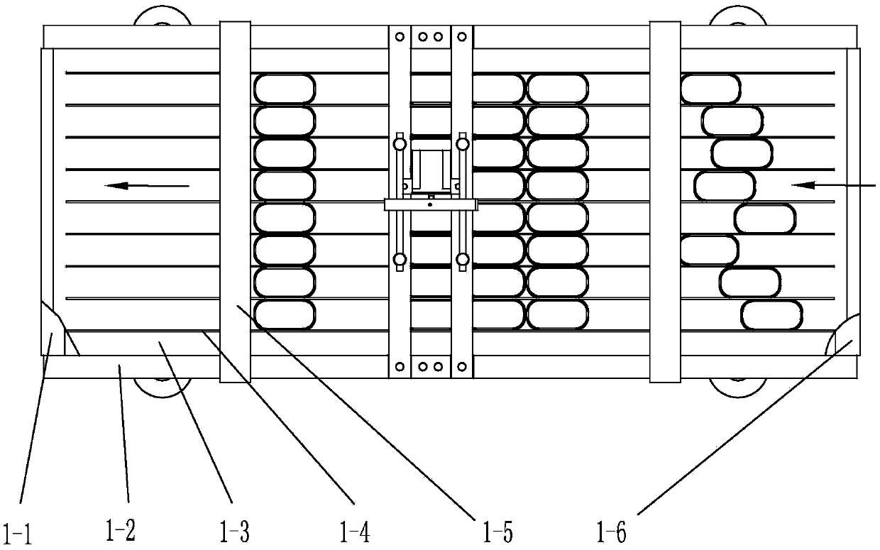 Linkage biscuit sorting device