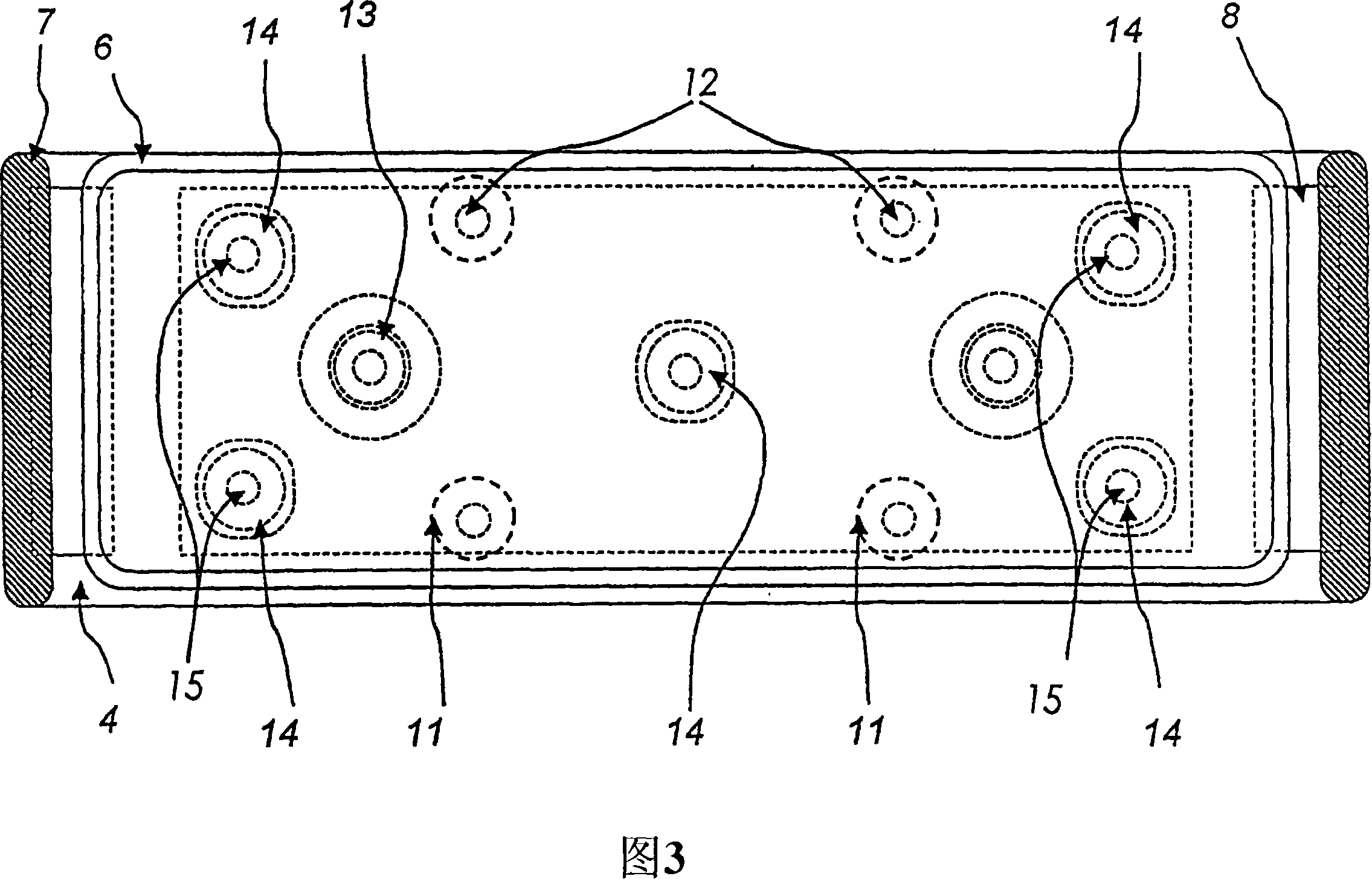 Seating or reclining furniture comprising a vibrating device for improving blood circulation