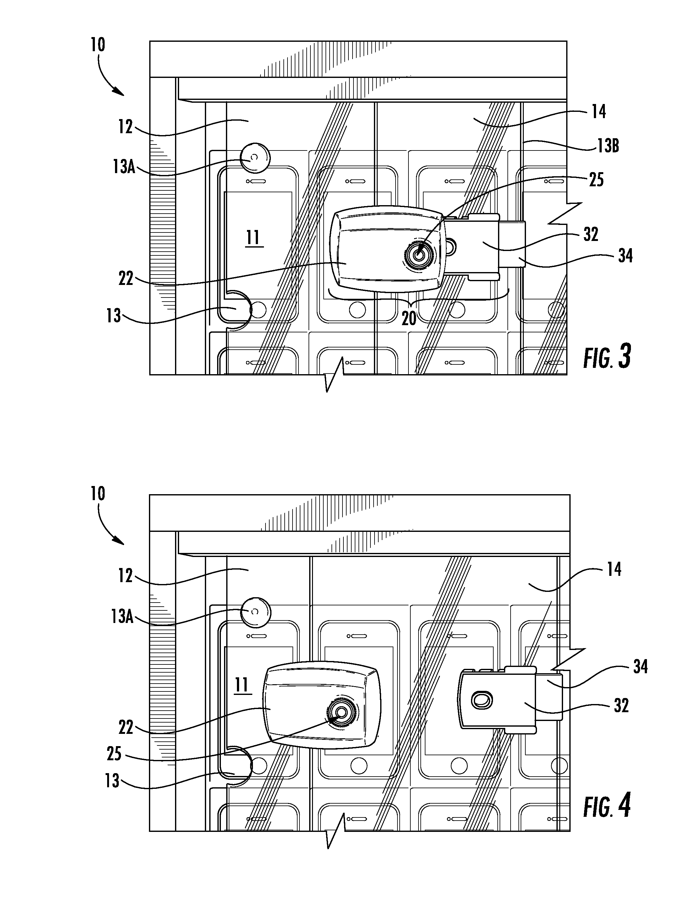 Cabinet lock for use with programmable electronic key