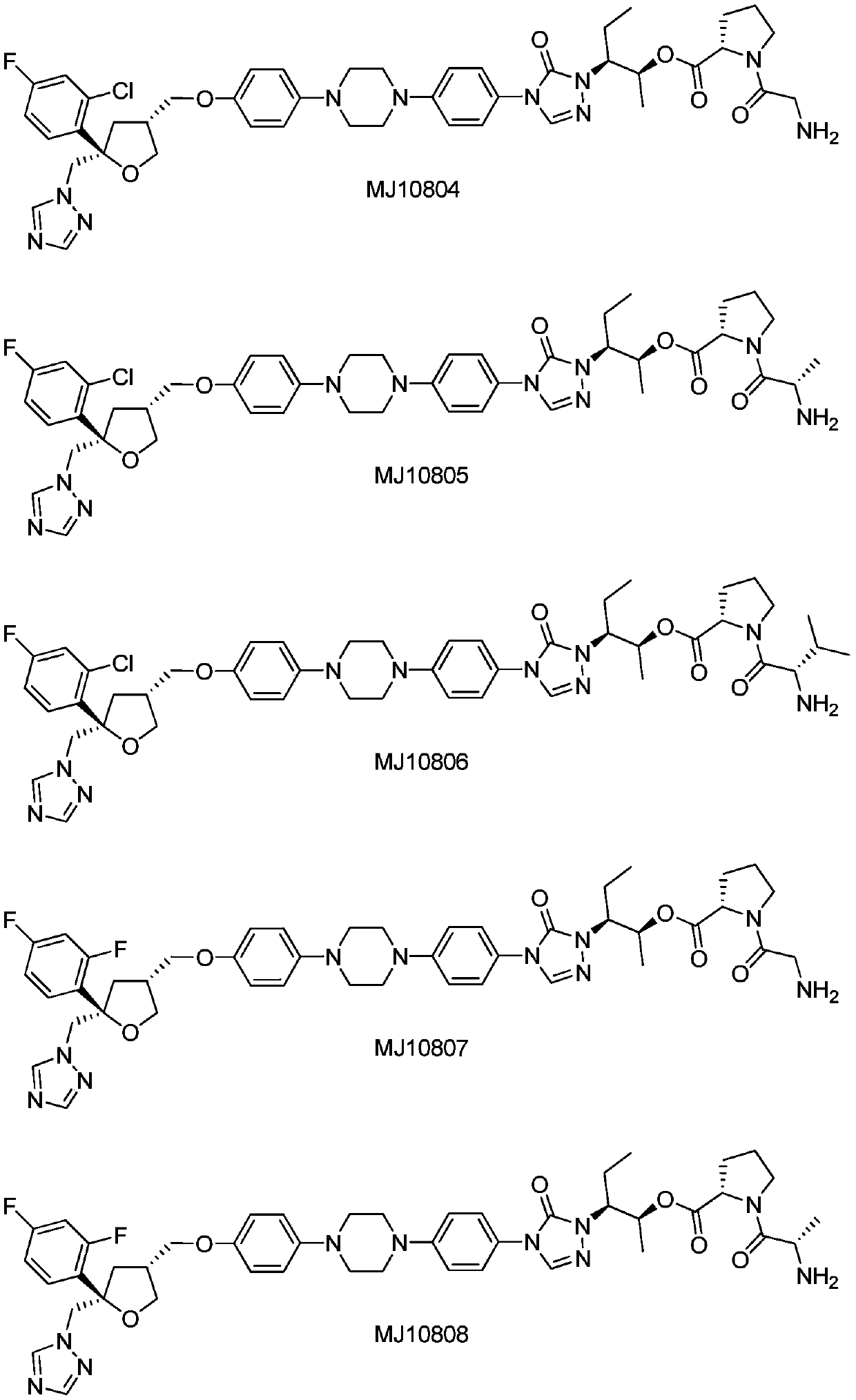 A kind of substituted tetrahydrofuran water-soluble derivative and its application