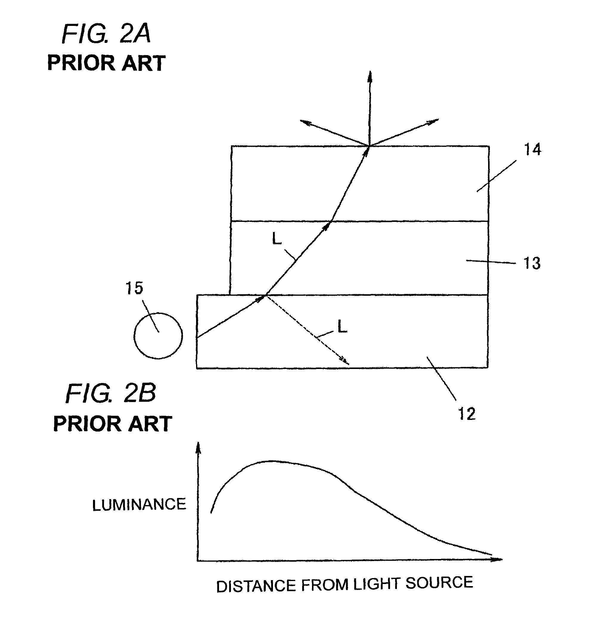 Area light source device and liquid crystal display device