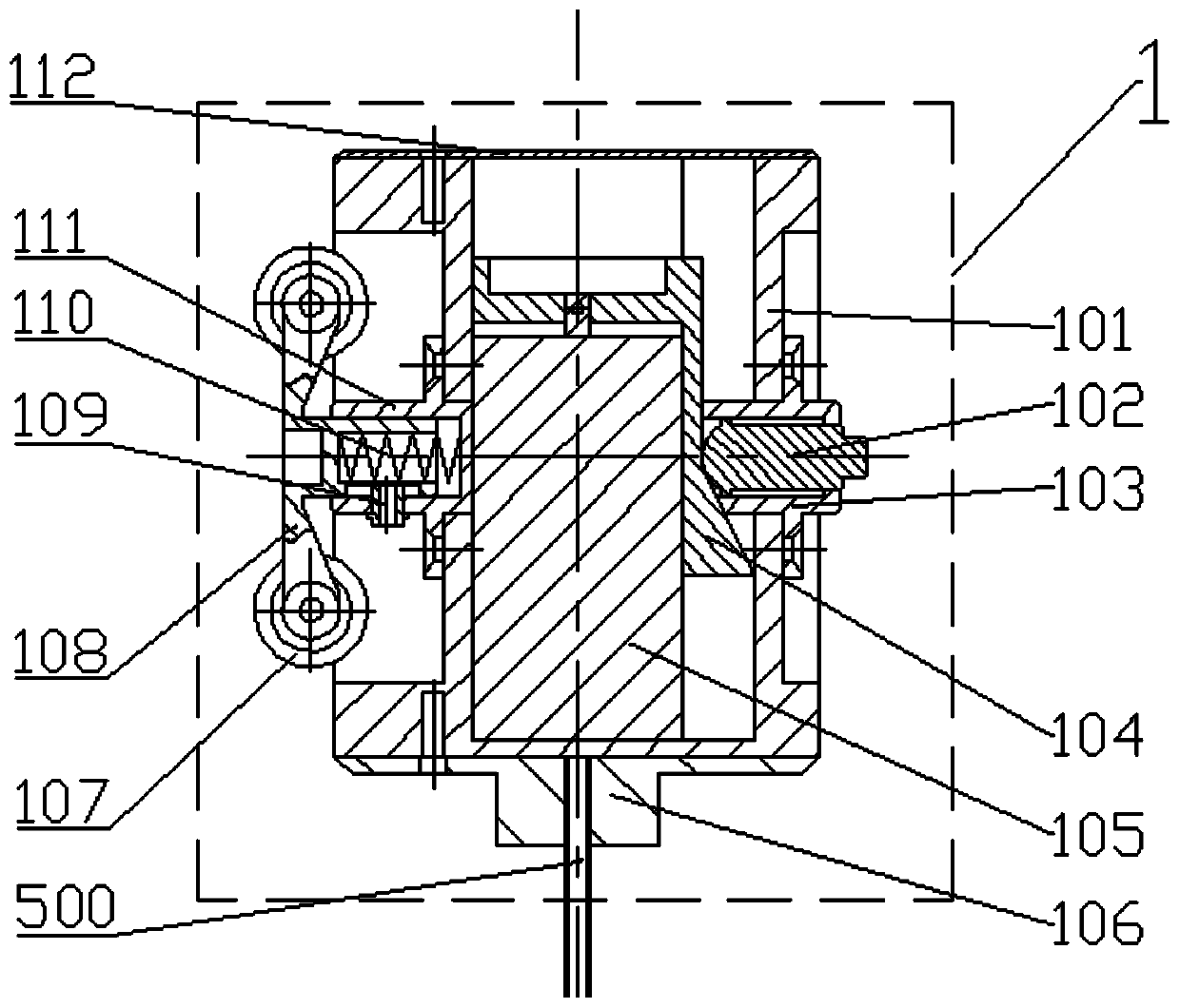 Step-by-step pipeline inner wall defect image acquisition robot