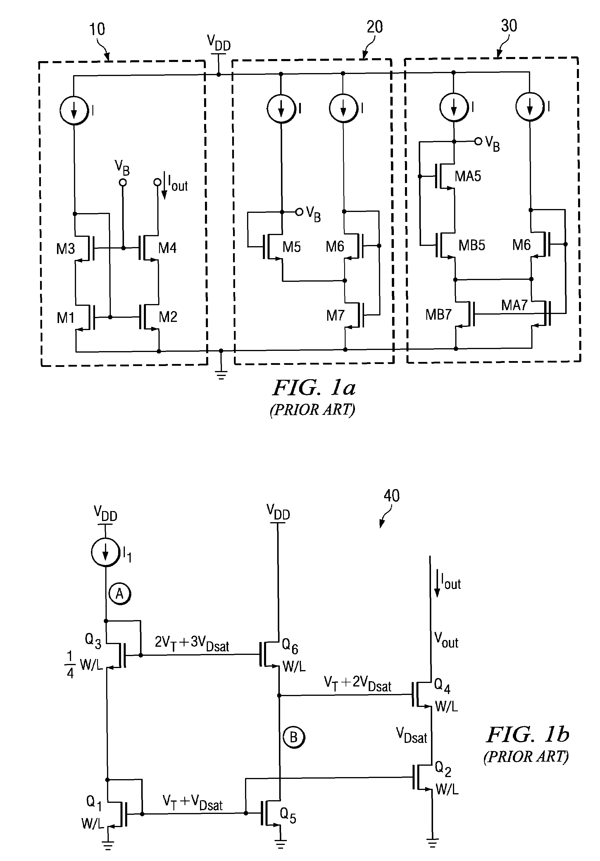Biasing scheme for low-voltage MOS cascode current mirrors