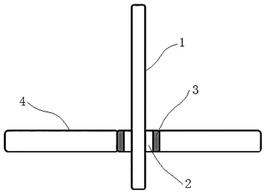 Metal shell lead structure capable of reducing glass cracks