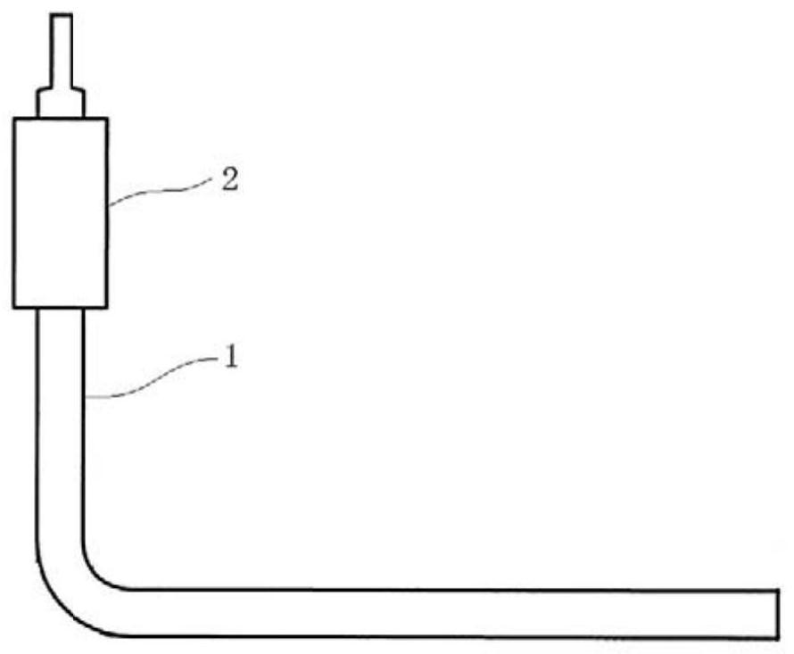 Metal shell lead structure capable of reducing glass cracks