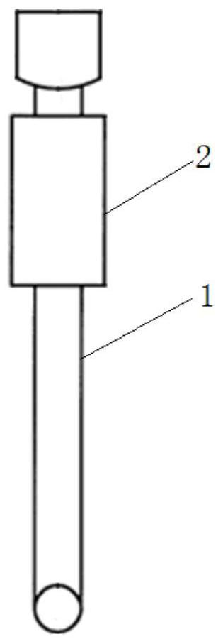 Metal shell lead structure capable of reducing glass cracks