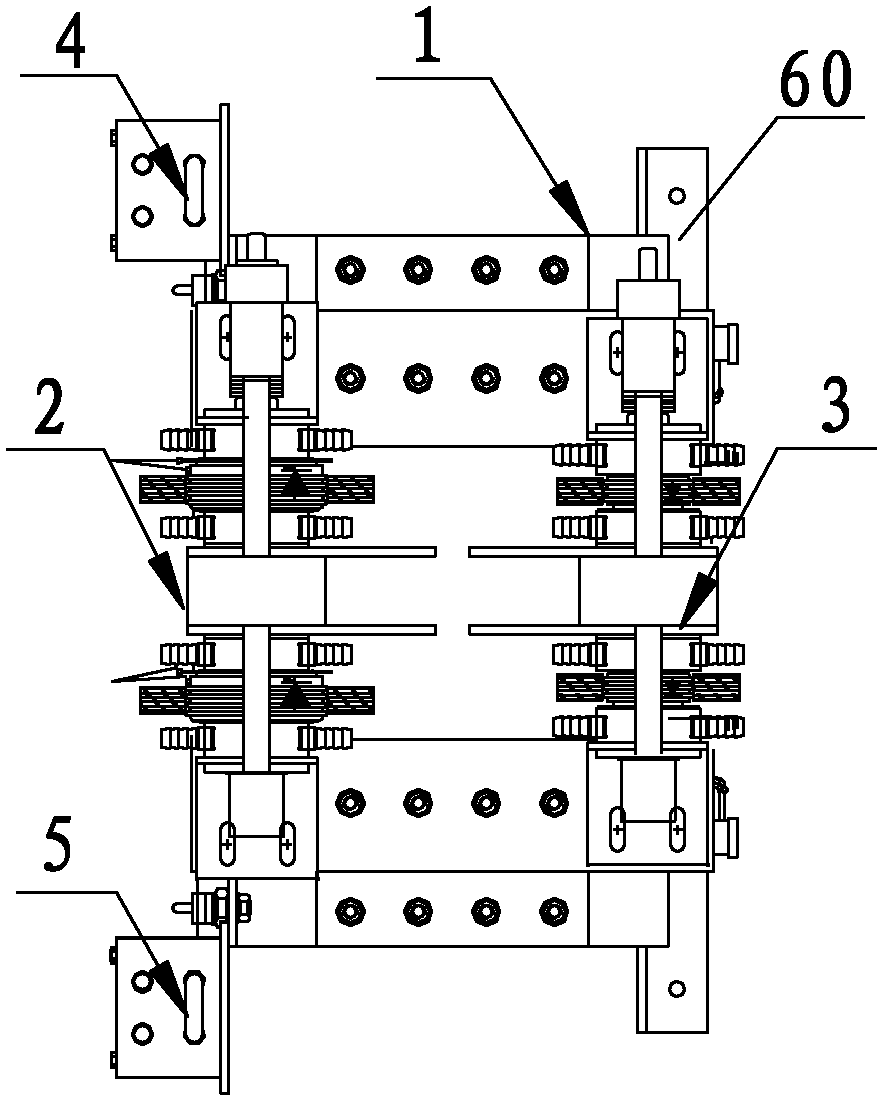 Modularized serial inverter in power supply of medium-frequency induction furnace