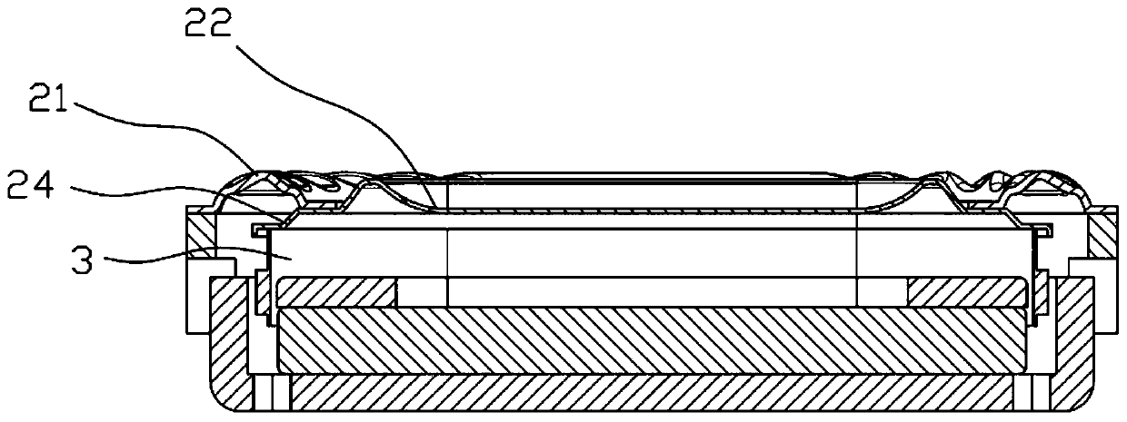 Voice diaphragm and loudspeaker provided with voice diaphragm