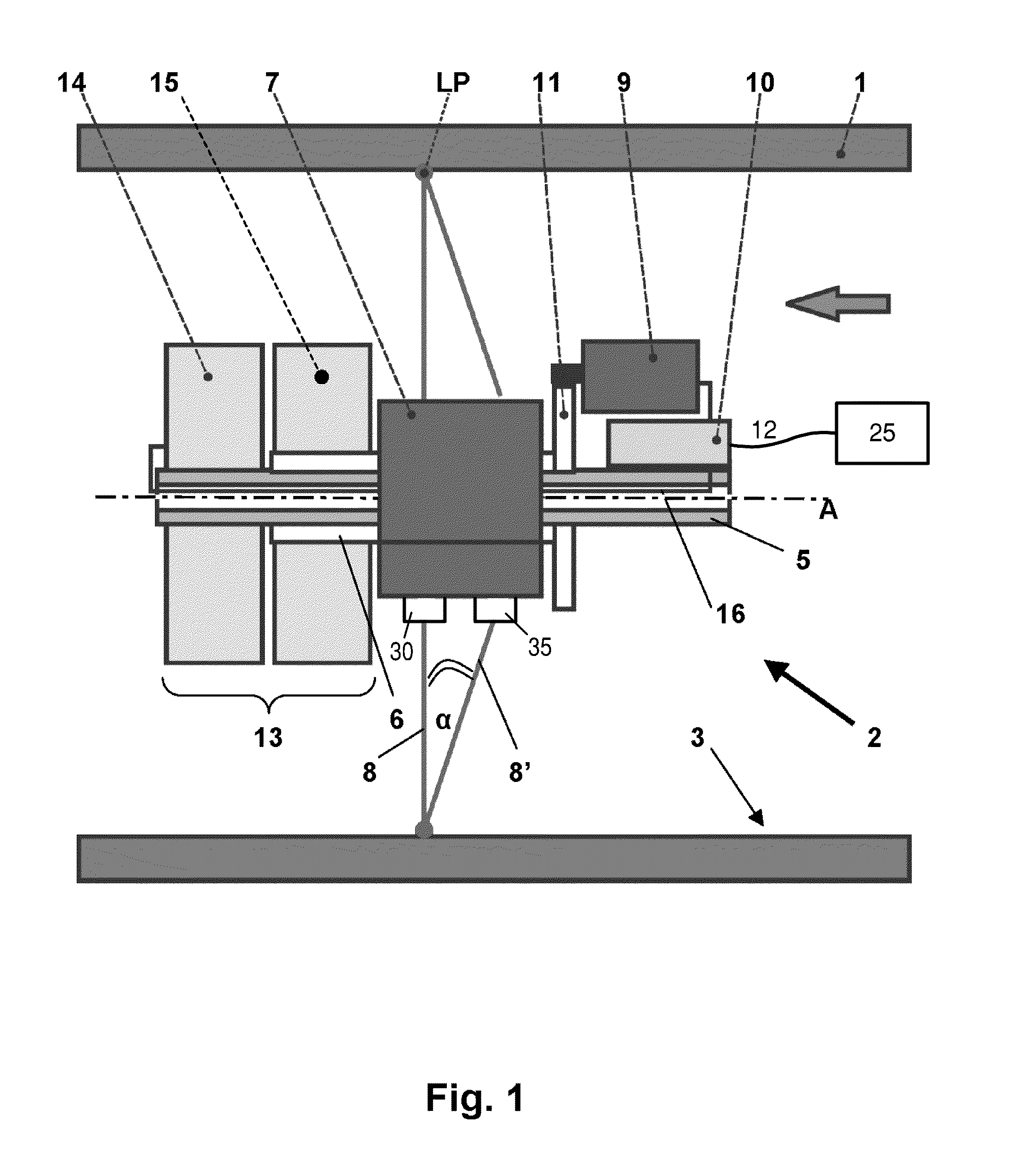 Device for inspecting a pipeline