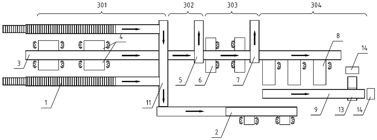 A crt TV dismantling line